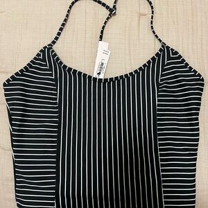 Victoria Secret Striped Crop-top